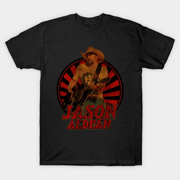 Retro Vintage Jason Aldean Classic T-Shirt by Electric Tone